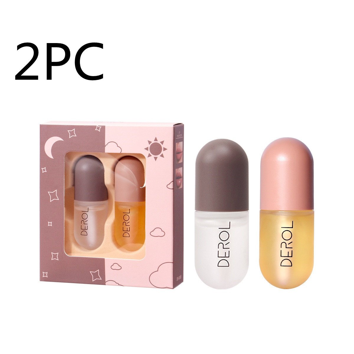 Day Night Instant Volume Lip Plumper Oil Clear Lasting Nourishing Repairing Reduce Lip Fine Line Care Lip Beauty Cosmetic image 2