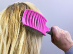 Anti Static Bending Nylon Women's Wet Curly Tangled Hair Brush Styling Tool image 0