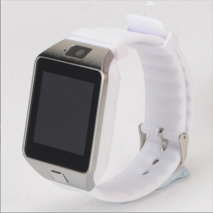 Sports Smart Watch DZ09 Card Phone Watch - white image