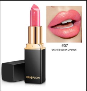 Shiny Metallic Lipstick Pearlescent Color Temperature Change Lipstick Gilt Lipstick - 7 style image