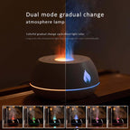 Flame Humidifier Aromatherapy Diffuser 7 Colors Light Home Air Humidifier 130ML USB Room Fragrance Essential Oil Diffuser image 2