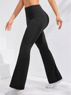Women's Solid Color Casual High Waist Hip Lift Yoga Pants image 4