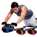 Double Wheel Abdominal Exerciser Women Men Automatic Rebound Ab Wheel Roller Waist Trainer Gym Sports Home Exercise Devices image 8