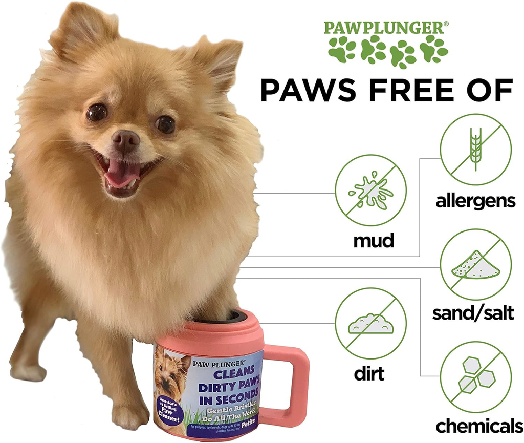 Paw Plunger – Dog Paw Cleaner - Dog and Puppy Essentials - Portable Dirty Paw Washer - Ideal for Medium Dogs - Black image 3