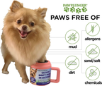 Paw Plunger – Dog Paw Cleaner - Dog and Puppy Essentials - Portable Dirty Paw Washer - Ideal for Medium Dogs - Black image 3