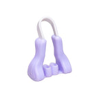 Magic Nose Shaper Clip Nose Lifting Shaper Shaping Bridge Nose Straightener Silicone Nose Slimmer No Painful Hurt Beauty Tools - Purple, 4pcs image