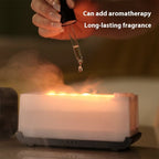 Timing Simulation Aroma Diffuser Usb Household Flame Humidifier  Aromatherapy Machine Spray Air Flame Humidifier Diffuser image 1