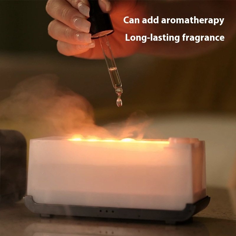 Timing Simulation Aroma Diffuser Usb Household Flame Humidifier  Aromatherapy Machine Spray Air Flame Humidifier Diffuser image 1