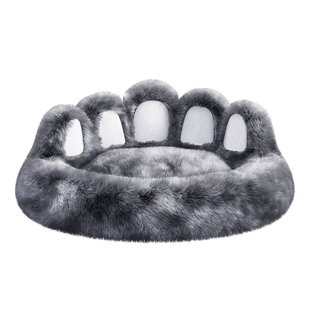 Cute Dog Bear Paw Shape Dog Bed, Dog Beds &amp; Furniture For Small And Medium Dogs, Cozy Plush Cute Cat Beds For Indoor Cats image 1