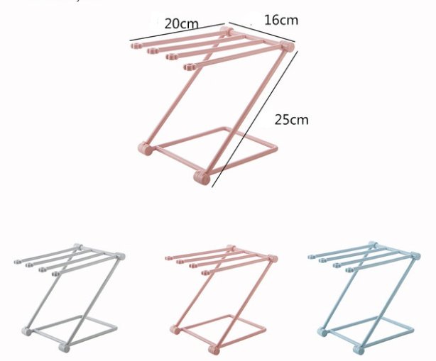 Foldable Dishcloth Shelf Kitchen Accessories Gadget Organizer image 8