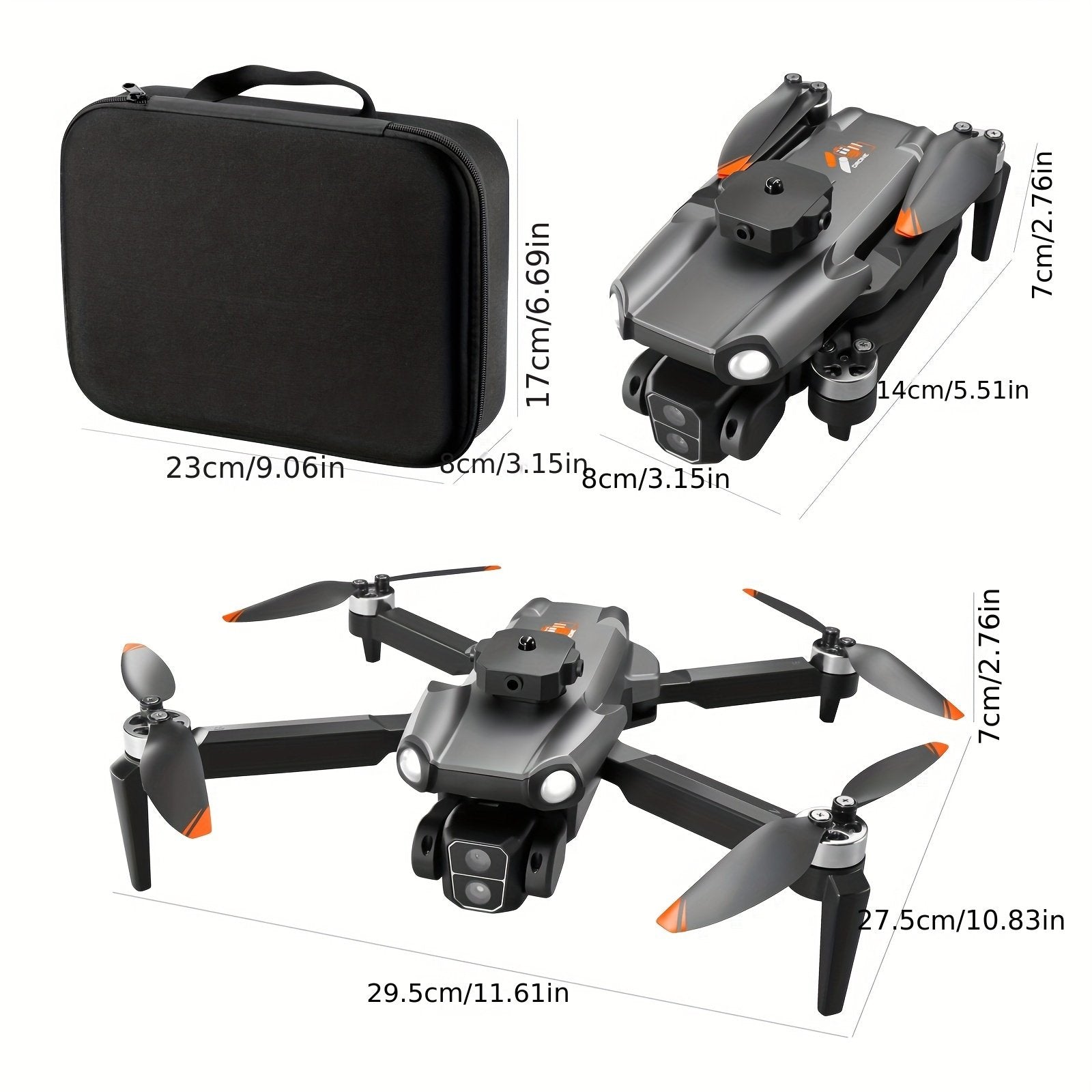 S119 Beginner Trajectory Flight Drone 480p Camera Quadcopter Optical Flow Positioning Four-Sided Obstacle Avoidance UAV image 0