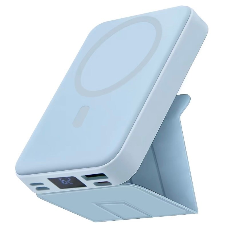 Power Bank Magnetic Portable Wireless FastCharger 10000mAh Type - C Cable LEDDisplay 22.5W PD Fast Charging LightingMag-Safe Battery Pack For IPhone15 14 13 12 Mini Pro Pro Max Devices Digital image 3