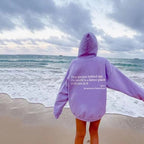 Dear Person Behind Me,the World Is A Better Place,with You In It,love,the Person In Front Of You,Women's Plush Letter Printed Kangaroo Pocket Drawstring Printed Hoodie Unisex Trendy Hoodies image 5