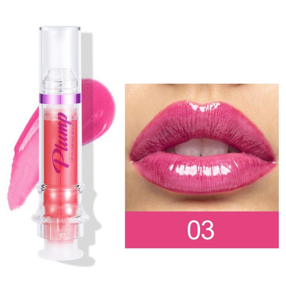 New Tube Lip Rich Lip Color Slightly Spicy Lip Honey Lip Glass Mirror Face Lip Mirror Liquid Lipstick - 3Color image