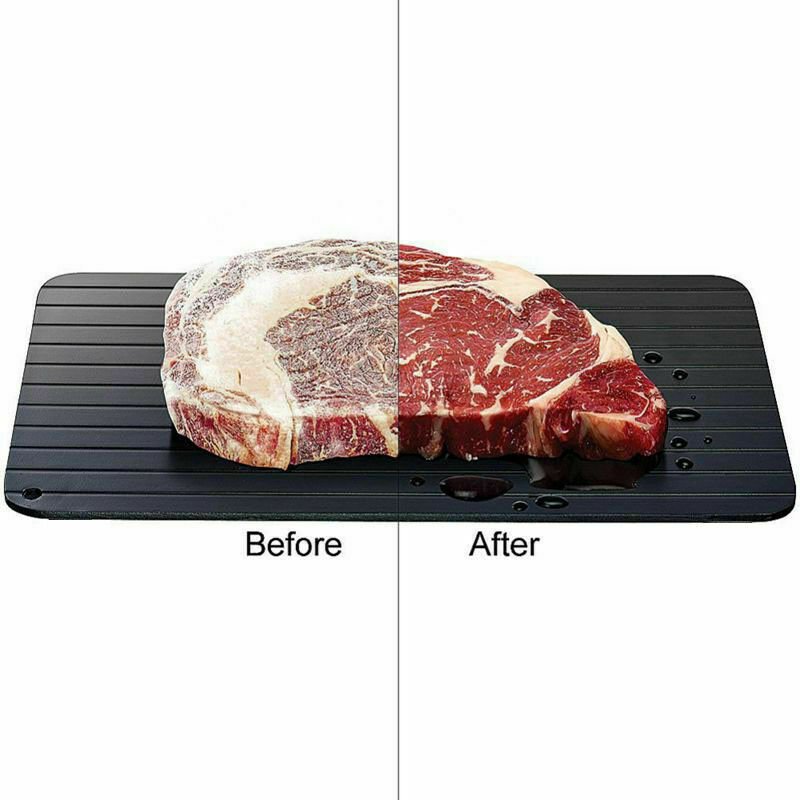 Fast Defrost Tray Fast Thaw Frozen Food Meat Fruit Quick Defrosting Plate Board Defrost Tray Thaw Master Kitchen Gadgets image 0