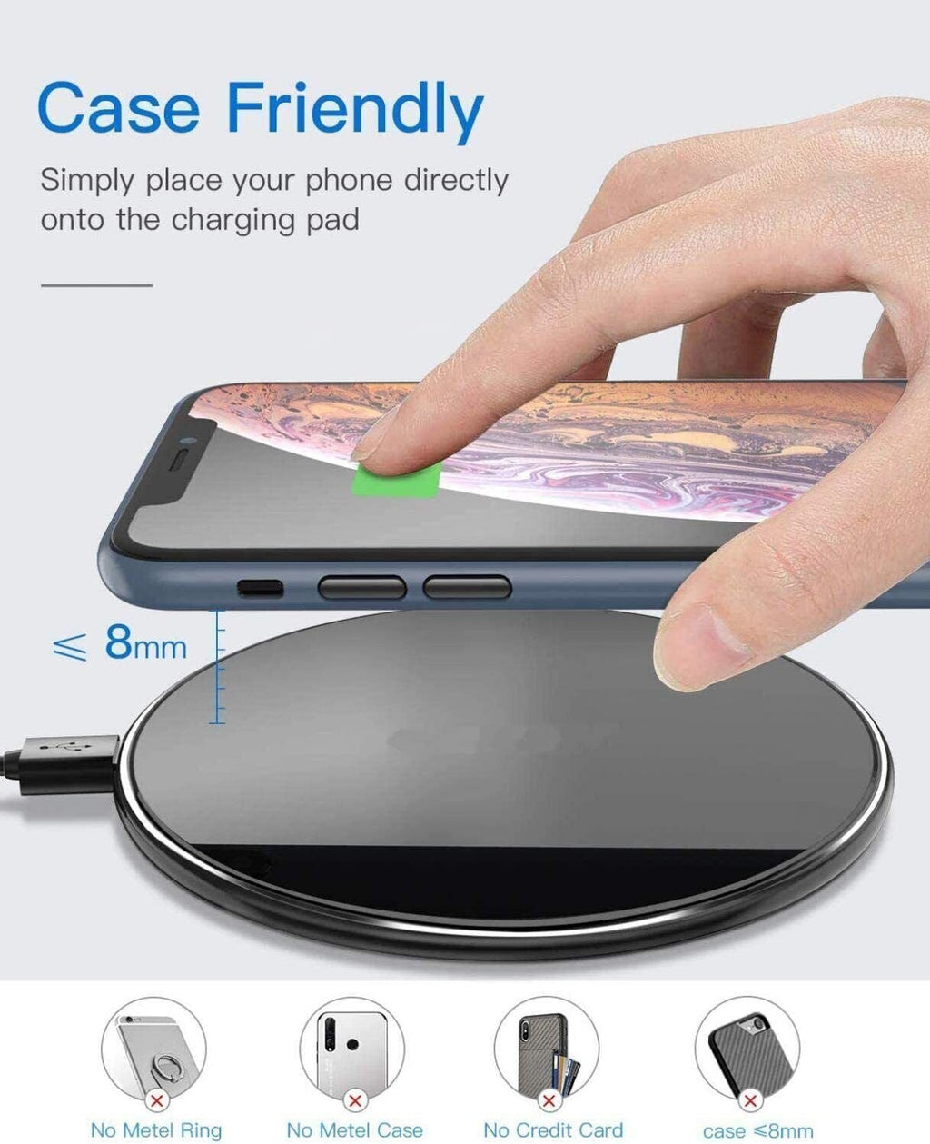 30W Super Fast Wireless Charger Stand Charging For All Phones image 8