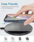 30W Super Fast Wireless Charger Stand Charging For All Phones image 8