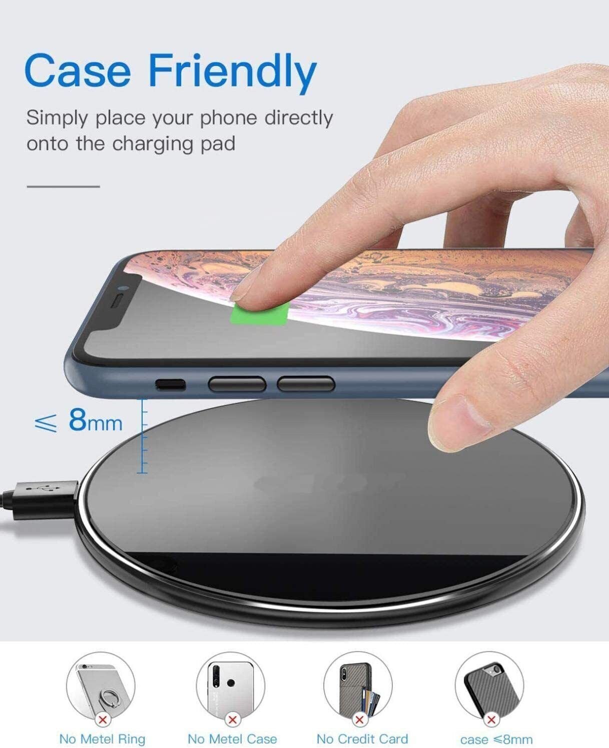 30W Super Fast Wireless Charger Stand Charging For All Phones image 8