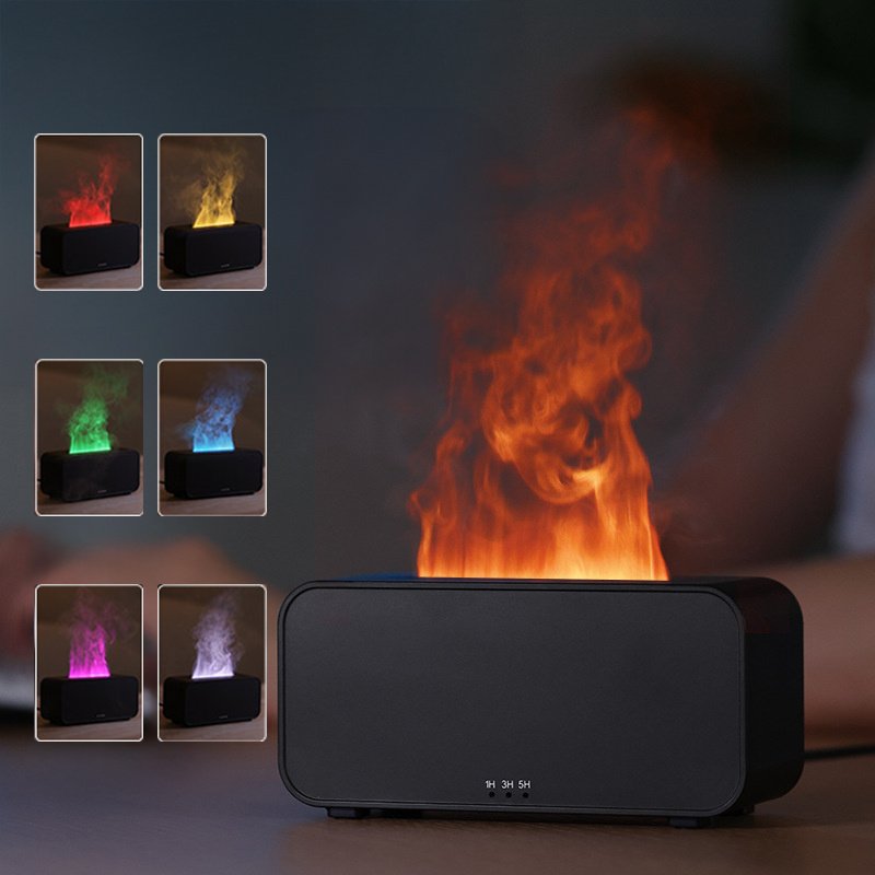 Timing Simulation Aroma Diffuser Usb Household Flame Humidifier  Aromatherapy Machine Spray Air Flame Humidifier Diffuser image 0