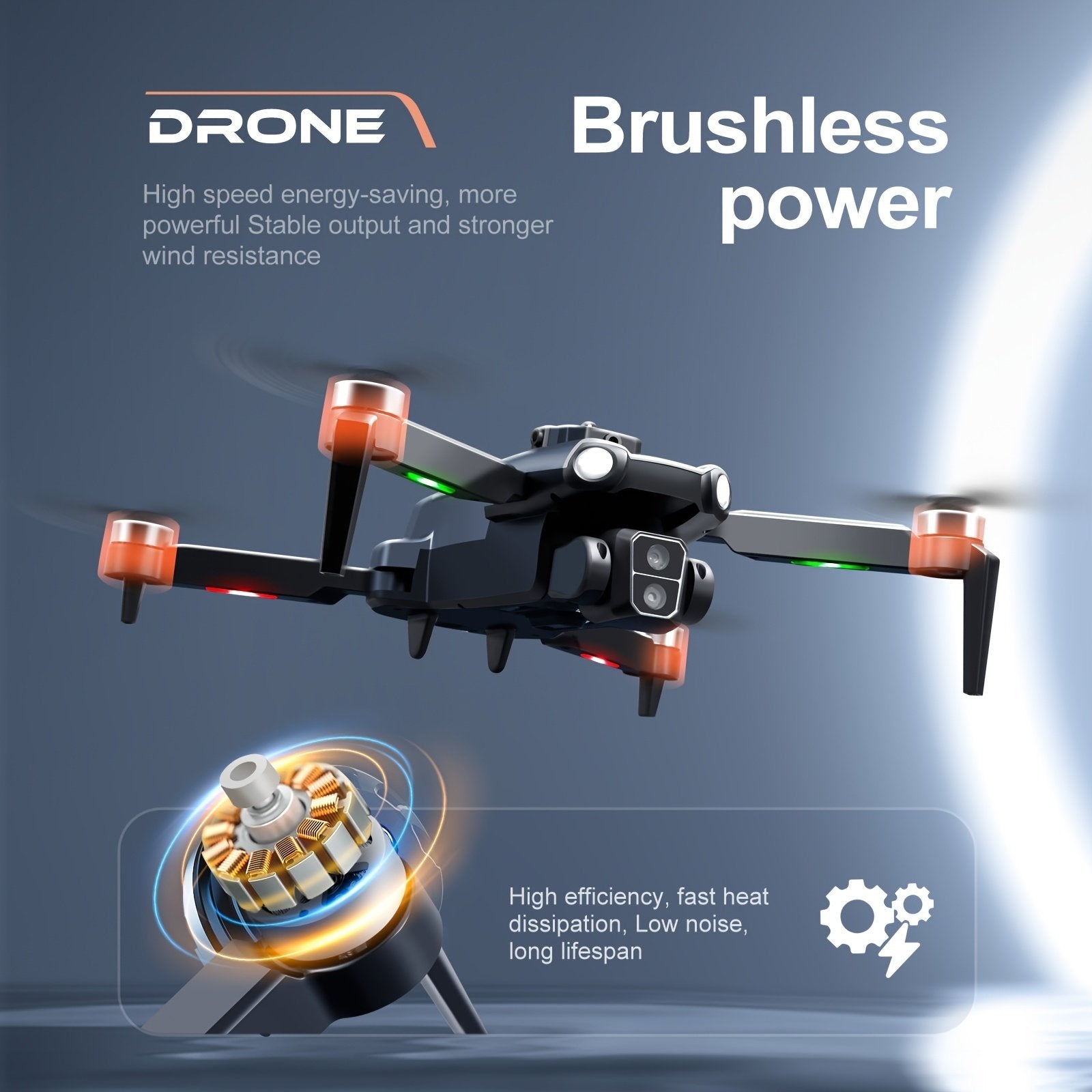 S119 Beginner Trajectory Flight Drone 480p Camera Quadcopter Optical Flow Positioning Four-Sided Obstacle Avoidance UAV image 3