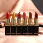 Shiny Metallic Lipstick Pearlescent Color Temperature Change Lipstick Gilt Lipstick image 9