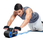 Double Wheel Abdominal Exerciser Women Men Automatic Rebound Ab Wheel Roller Waist Trainer Gym Sports Home Exercise Devices image 9