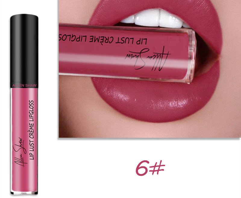 Silky Cream Texture Lip Gloss  Cross-Border Exclusive Lip Glaze Lip Gloss Lipstick chapstick - 6 color image