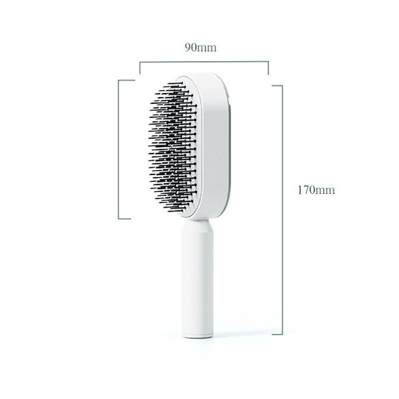 Women Fashion 3D Hair Growth Comb Hairbrush Self-Cleaning Hair Brush  Self Cleaning Hair Brush For Women Massage Scalp Promote Blood Circulation Anti Hair Loss image 4