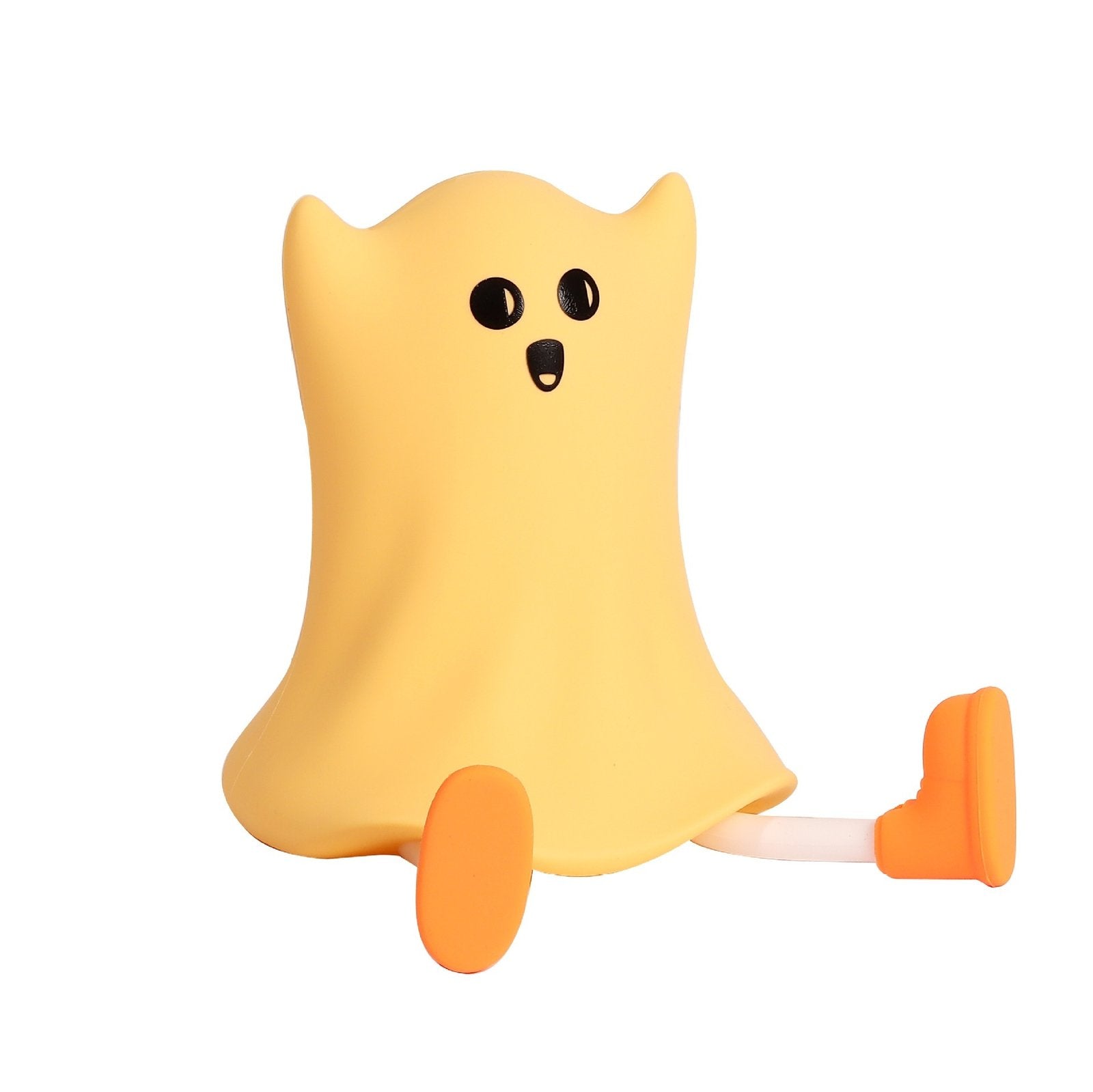 Halloween Silicone Ghost Shaped Bedside Lamp With Touch Control Soft Glow For Water-resistant Decoration image 1