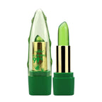 Aloe Vera Gel Color Changing Lipstick Gloss  Moisturizer Anti-drying Desalination Fine-grain Lip Blam Care image 5