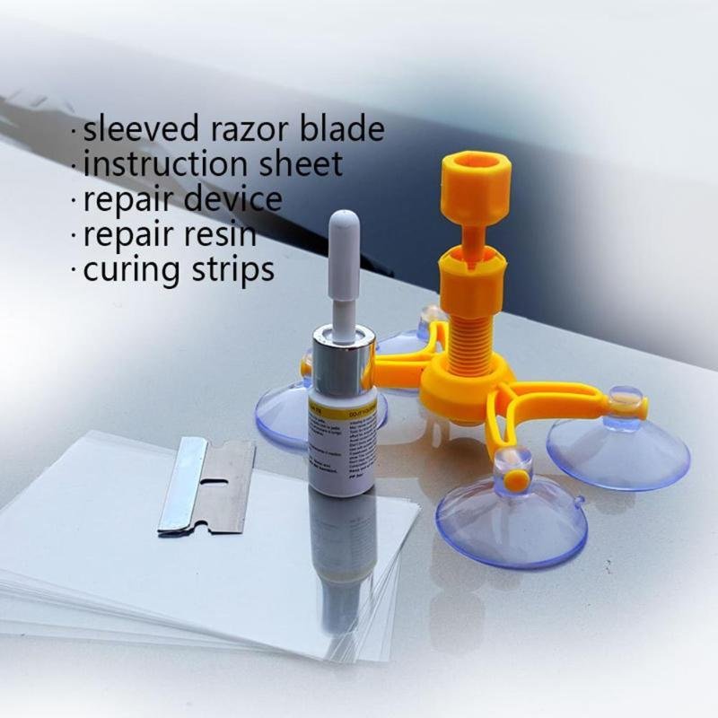 Car Repair Kit Car Window Glass Scratch Crack Restore Repair Tool Car Window Screen Polishing Polishing image 4