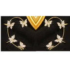 Fashion Earring Butterfly Ear Clip And Ear Hook Jewelry - Gold pair image