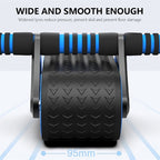 Double Wheel Abdominal Exerciser Women Men Automatic Rebound Ab Wheel Roller Waist Trainer Gym Sports Home Exercise Devices image 5