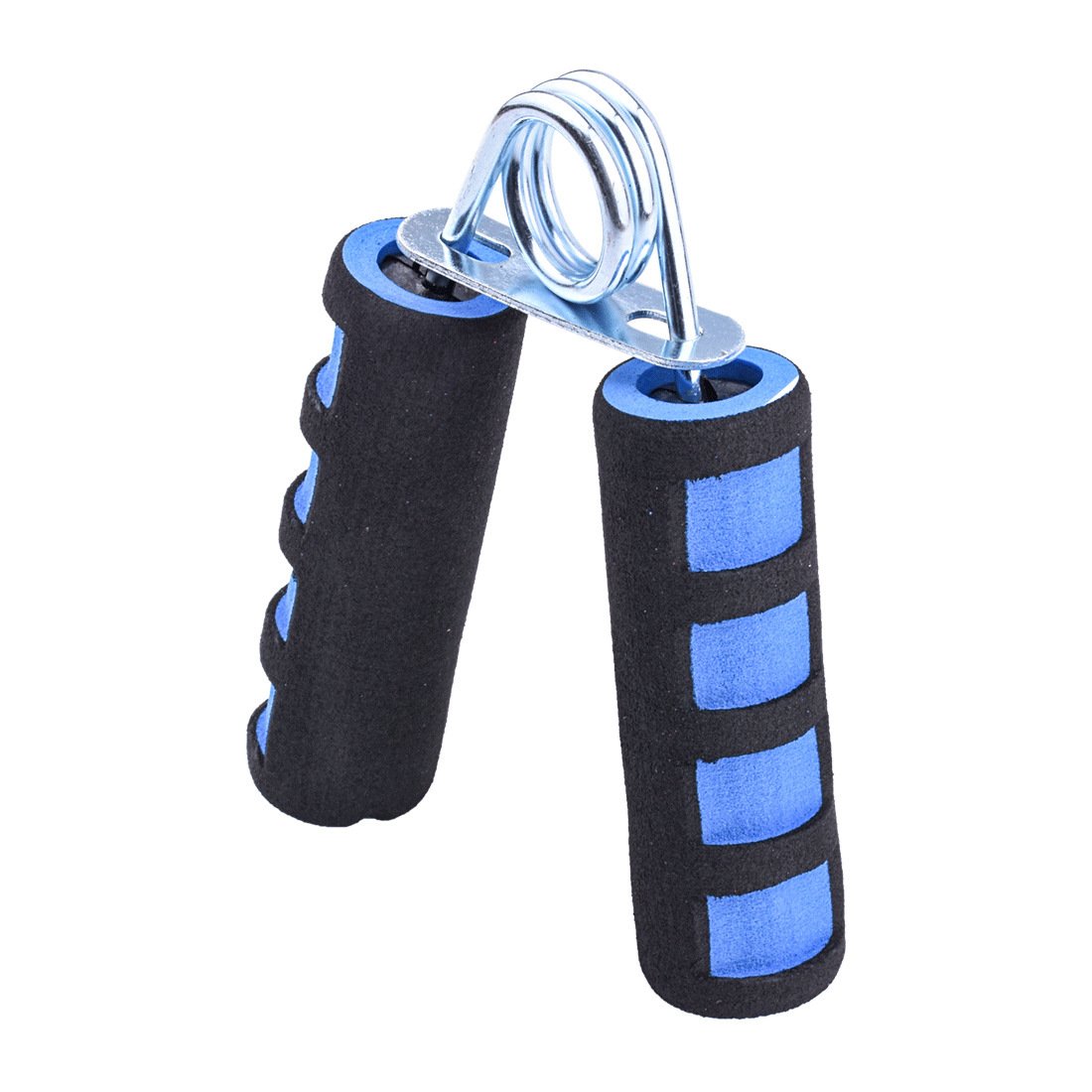Hand Training Spring Hand Grip Finger Strength Finger Trainer Power Exerciser Sponge Forearm Grip Strengthener Carpal Expander - Black Blue image