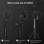 Bluetooth Selfie Tripod Telescopic Stick Remote Monopod Extendable Phone Holder image 1