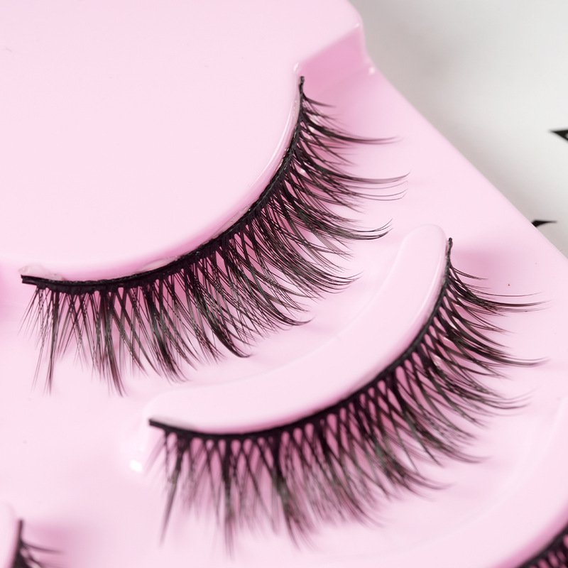 5 Pairs Manga Lashes New Arrival Anime Cosplay Natural Wispy  Korean Makeup Artificial False Eyelashes image 4