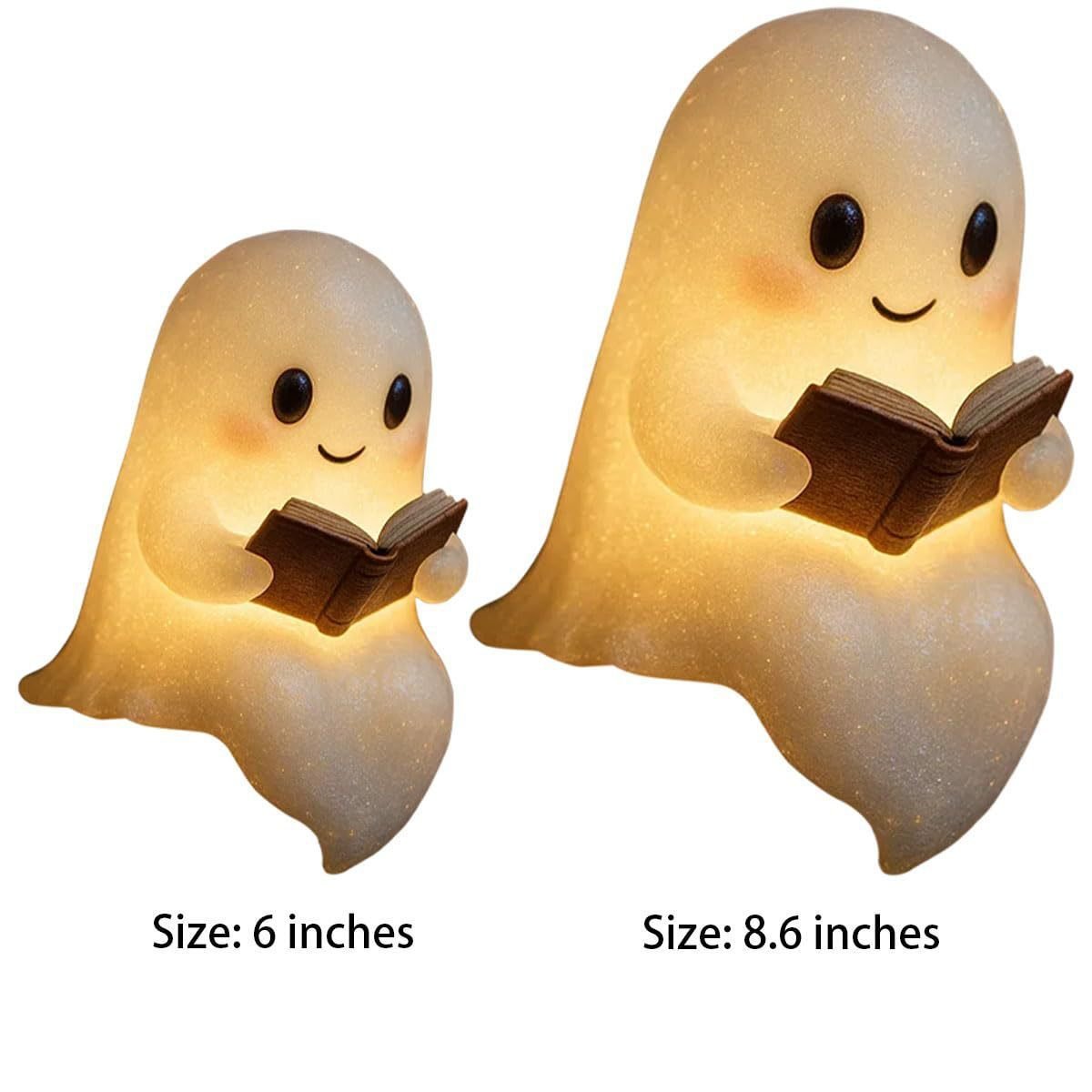Cute LED Ghost Night Light Children's Nightlight Gift Bedside Sleep Lamp Halloween Decorations Lovely Ghost Lamp Warm Light image 3