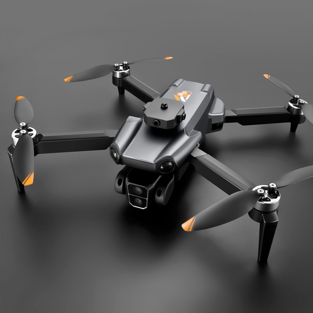 S119 Beginner Trajectory Flight Drone 480p Camera Quadcopter Optical Flow Positioning Four-Sided Obstacle Avoidance UAV - Black image