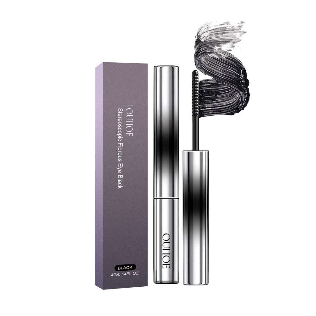 OUHOE Volume Mascara Volume, Curl, Waterproof, Lengthen, Volume, Curl, Hold &amp; Smudge Mascara - 3pcs image