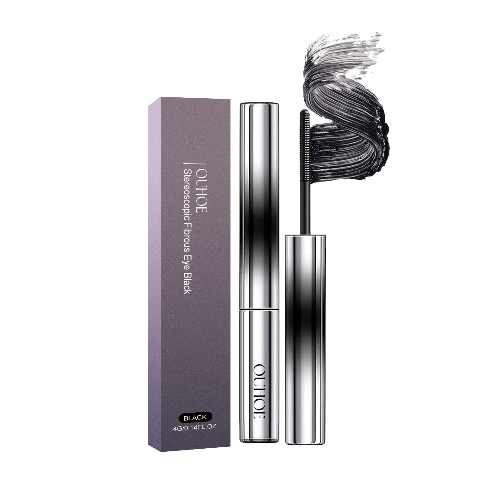 OUHOE Volume Mascara Volume, Curl, Waterproof, Lengthen, Volume, Curl, Hold &amp; Smudge Mascara - 3pcs image