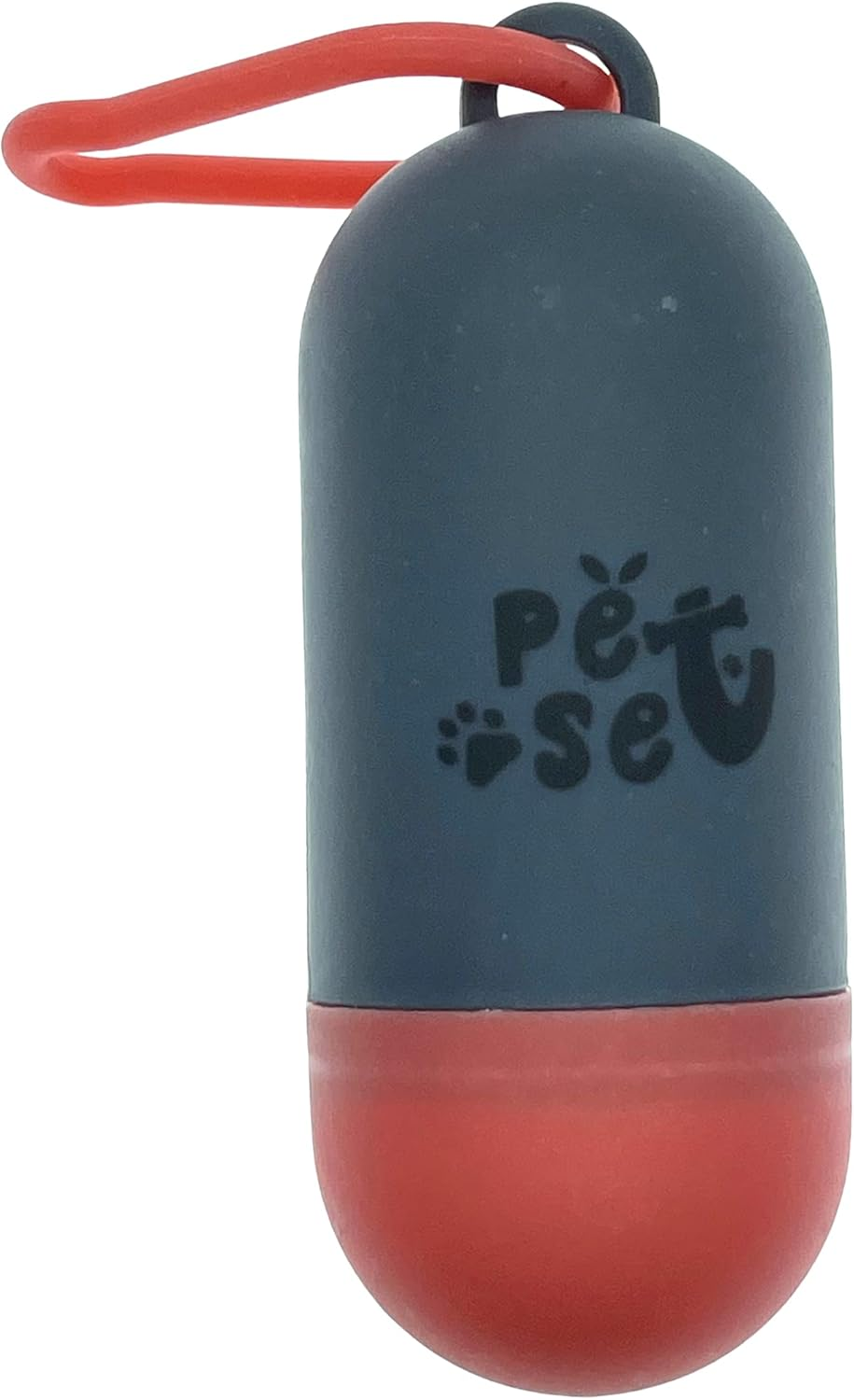 By  Plastic Dispenser for Dog Waste Poop Bags with Leash Clip (Black) (Grey) image 0