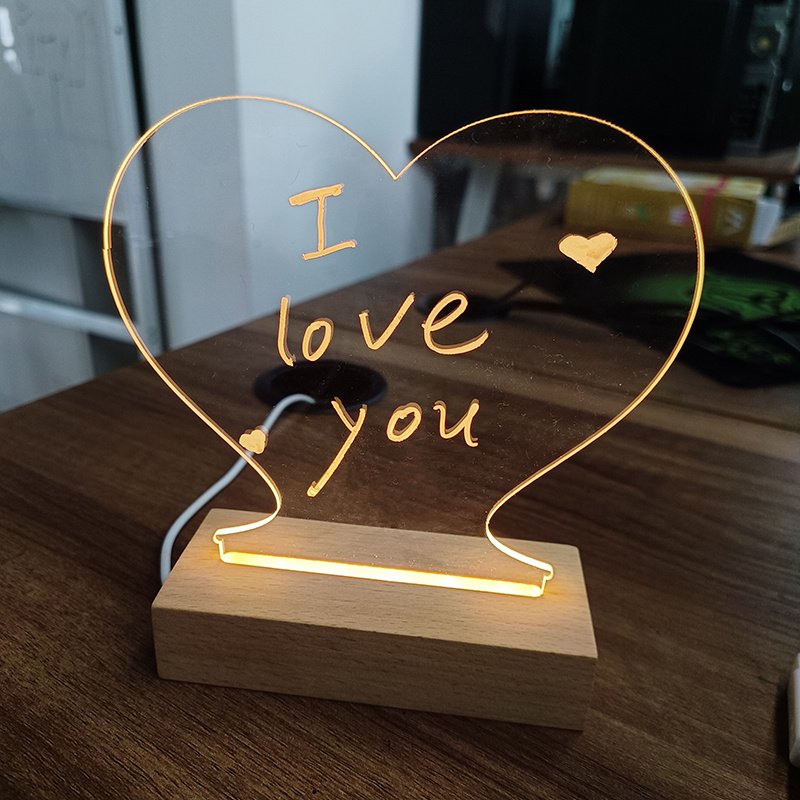 Creative Note Board Creative Led Night Light USB Message Board Holiday Light With Pen Gift For Children Girlfriend Decoration Night Lamp image 4