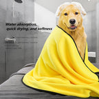 Dog Towels For Drying Dogs Drying Towel Dog Bath Towel, Quick-drying Pet Dog And Cat Towels Soft Fiber Towels Robe Super Absorbent Quick Drying Soft Microfiber Pet Towel For Dogs, Cats Yellow image 0