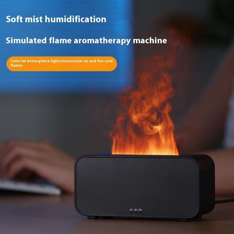 Timing Simulation Aroma Diffuser Usb Household Flame Humidifier  Aromatherapy Machine Spray Air Flame Humidifier Diffuser image 3