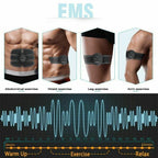 Electric Muscle Toner Machine ABS Toning Belt Simulation Fat Burner Belly Shaper image 1