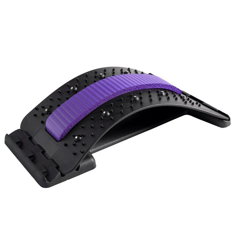 Back Stretcher Adjustable Back Cracker Massage Waist Neck Fitness Lumbar Cervical Spine Support Pain Relief image 1