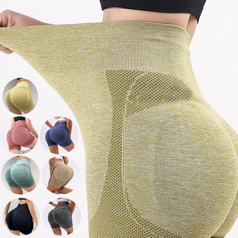 Fitness Yoga Shorts Pants Butt Lifting Seamless Leggings Women Gym image 0