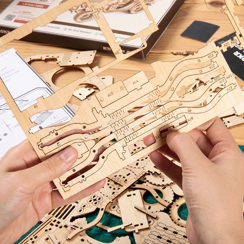 3D Wooden Puzzle Model Toys MC701 image 2