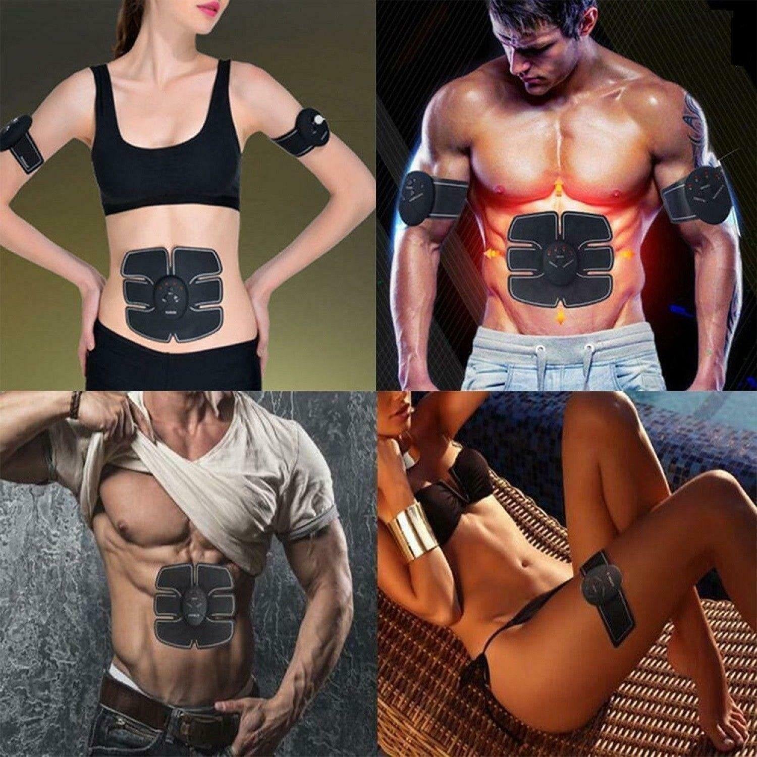 Electric Muscle Toner Machine ABS Toning Belt Simulation Fat Burner Belly Shaper image 3
