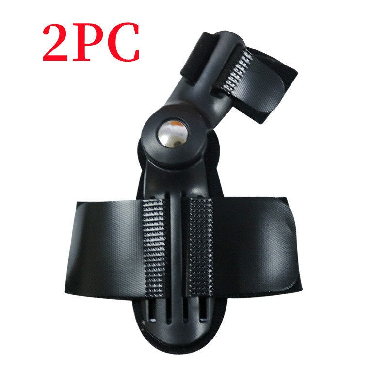 Hallux Valgus Corrector Plastic Toe Correctors Sleeves - 2pcs Black image